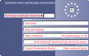 Europejska Karta Ubezpieczenia Zdrowotnego (EKUZ)